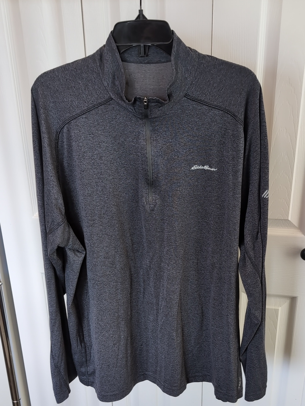 Eddie Bauer Men's Dark Charcoal Half-Zip Performance Pullover
